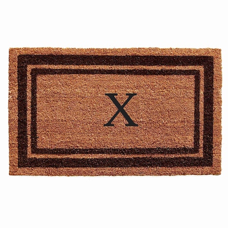 Calloway Mills Monogram Door Mat, Natural, Brown, 18 in W x 30 in L 152981830X